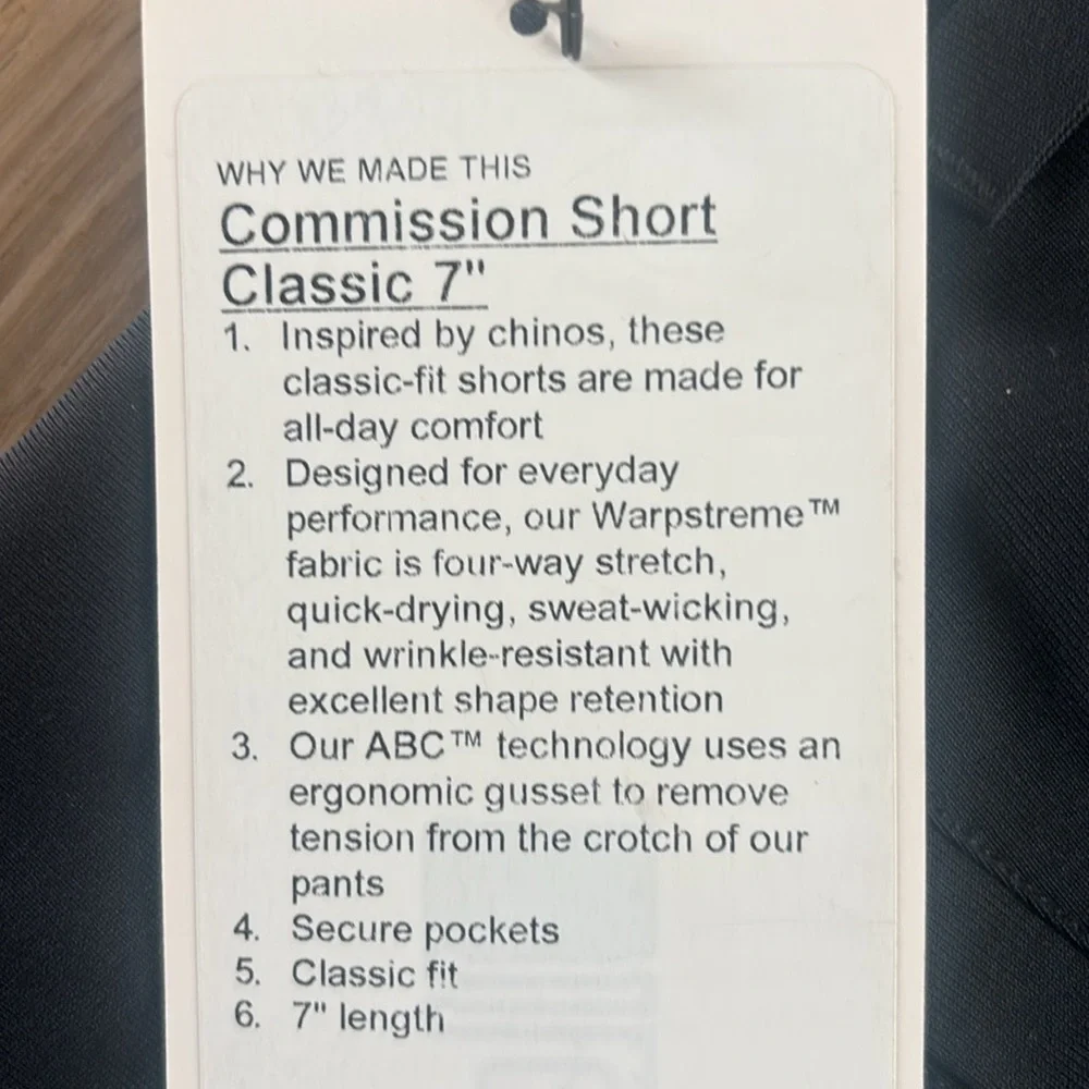 Lululemon Commission Short 7” - Picture 4 of 4
